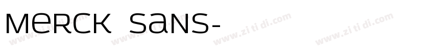 Merck Sans字体转换